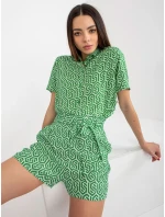 Dámske šortky D73770R62159KA zelená - FPrice