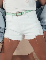 Dámske džínsové šortky FRESH LOOK white FashionStreet SY0369