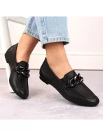 Remonte W RKR645 čierna kožená pohodlná poltopánka na retiazke Remonte W RKR645 čierna kožená pohodlná poltopánka na retiazke