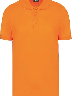 WK WK 274 Pánske pracovné polo tričko z hrubej bavlny 20.W274 oranžové