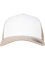 Flexfit 6606CF 6-panelová čiapka typu Trucker 55.06CF khaki/biela/khaki Flexfit 6606CF 6-panelová čiapka typu Trucker 55.06CF khaki/biela/khaki