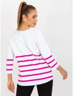 Blúzka RV BZ 8008.63 biela a ružová