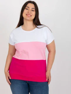 Blúzka RV BZ 8778.48 biele a ružové