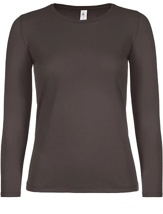 B&C #E150 LSL /women Dámske tričko s dlhým rukávom 01.006T medvedí hnedý B&C #E150 LSL /women Dámske tričko s dlhým rukávom 01.006T medvedí hnedý