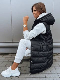 KERIN dámska vesta čierna FashionStreet TY2916
