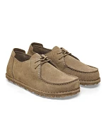 Birkenstock Pánske mokasíny UTTI LACE 1027274 GRAY TAUPE (štandardná šírka)