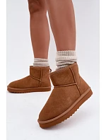 Kožené semišové snehule s vyhrievaním Camel Amandine Kožené semišové snehule s vyhrievaním Camel Amandine