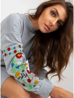 Šaty MB SK 8023.26 sivé