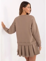 Šaty MI SK 3249.98 tmavo lila