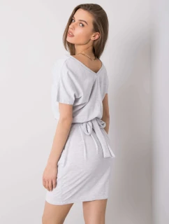 RV šaty SK 6339.10X svetlosivé