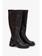 Topánky na podpätku model 218479 Krok vo veľkom štýle Topánky na podpätku model 218479 Krok vo veľkom štýle