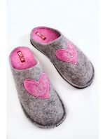 Domowe Papcie Big Star KK276020 Szaro-Różowe