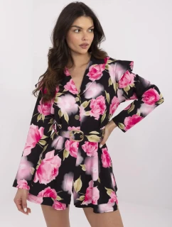 DHJ KO 20615 2.60 čierno-ružový overal