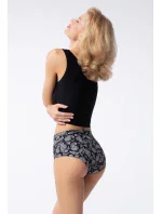 Dámske nohavičky Paisley Simple Maxi Black so vzorom - Julimex Dámske nohavičky Paisley Simple Maxi Black so vzorom - Julimex