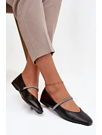 Dámske baleríny 2732 Ilirene black - Sweet Shoes Dámske baleríny 2732 Ilirene black - Sweet Shoes