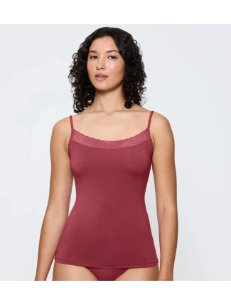 Pocit z modalového špagetového topu - Sweet Marsala - TRIUMPH Sweet Marsala - TRIUMPH