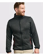 Promodoro 7700 Pánska pracovná pletená fleecová bunda 40.7700 heather graphite Promodoro 7700 Pánska pracovná pletená fleecová bunda 40.7700 heather graphite