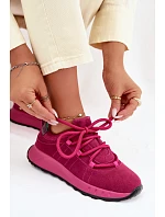 Dámske kožené semišové tenisky Fuchsia Bemela Dámske kožené semišové tenisky Fuchsia Bemela