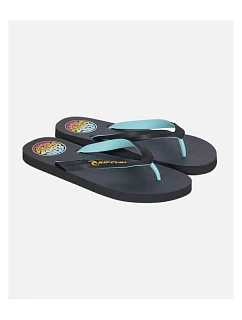 Plážové šľapky RIP CURL Wetty Fade Bloom Open Toe, čierne