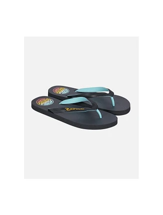 Plážové šľapky RIP CURL Wetty Fade Bloom Open Toe, čierne