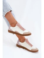 Dámske kožené tenisky Zazoo N1220 White