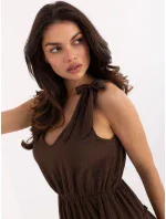 Šaty MI SK 92179.14 tmavohnedé