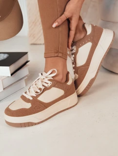 Dámske tenisky LETUR dark beige FashionStreet ZY0470
