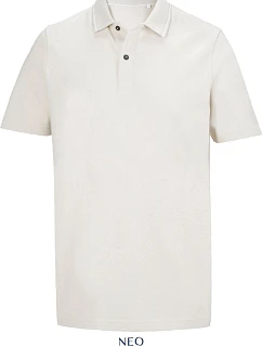 NEOBLU Orel Unisex piqué polo z hrubej bavlny 24.4337 zaprášená béžová