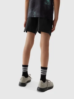 Chlapecké sportovní rychleschnoucí šortky 4F - černé