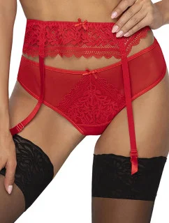 Dámsky podväzkový pás Estelle 0198/3 Red - MAT