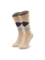 Ponožky 2pack M 100001495 050 béžovo-modré - Tommy Hilfiger