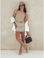 TRENDSTAR béžová sukňa FashionStreet CY0459