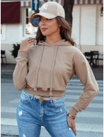 TRENDHOOD dámska mikina s kapucňou svetlohnedá FashionStreet BY1311 TRENDHOOD dámska mikina s kapucňou svetlohnedá FashionStreet BY1311