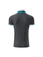 Polokošeľa Malfini Collar Up M MLI-25683 svetlá antracitová