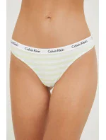 Dámske tangá D1617E 5XE biela / žltá - Calvin Klein Dámske tangá D1617E 5XE biela / žltá - Calvin Klein