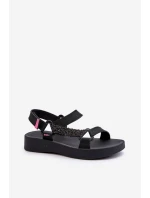 Pachnące Sandały Na Rzep ZAXY LL285062 Czarne