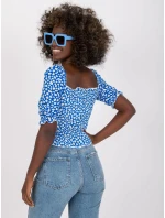 Blúzka RO BZ 2516 12.35X biela a modrá