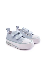 Dětské látkové tenisky se suchým zipem BIG STAR KK374078 Modrá Dětské látkové tenisky se suchým zipem BIG STAR KK374078 Modrá