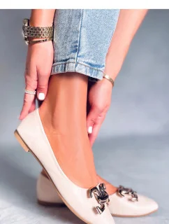 Dámske balerínky LL-269P Béžová - Seastar