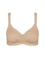 Dámska moderná čipkovaná+bavlnená podprsenka N - NEUTRAL BEIGE - béžová 00EP - TRIUMPH Dámska moderná čipkovaná+bavlnená podprsenka N - NEUTRAL BEIGE - béžová 00EP - TRIUMPH