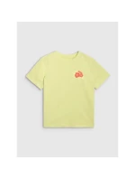 Dámske tričko oversize s potlačou 4F 4FRSS25TTSHF3160-73S