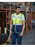 Yoko HVW 820 Hi-Vis sieťovaná bezpečnostná vesta 79.W820 hi vis oranžová/sivá Yoko HVW 820 Hi-Vis sieťovaná bezpečnostná vesta 79.W820 hi vis oranžová/sivá
