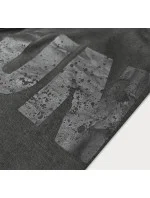 Pánske tepláky s potlačou Dark Grey (8K191)