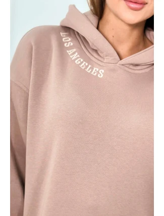 Izolovaná súprava s výšivkou Los Angeles tmavo béžová Izolovaná súprava s výšivkou Los Angeles tmavo béžová