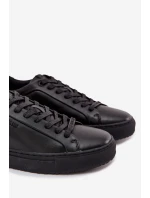 Skórzane Trampki Sneakersy Męskie Big Star SS174121 Czarne