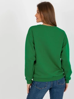 Dámska mikina MA BL 2205020 mikina.24 tmavo zelená - FPrice