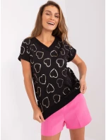 Blúzka RV BZ 8948.75P čierna