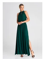 Dámske spoločenské šaty M945 zelené - Figl Dámske spoločenské šaty M945 zelené - Figl