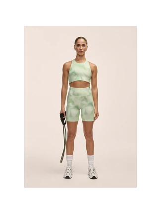 Dámske legíny Casall High Waist Bike Shorts, zelené Dámske legíny Casall High Waist Bike Shorts, zelené