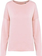 Kariban K 471 Dámska mikina oversize 20.K471 bledo ružová